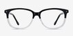 Escape Clear Black AcetateEyeglass Frames from EyeBuyDirect, Front View