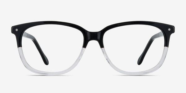 Escape Clear Black Acetate Eyeglass Frames