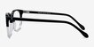 Escape Clear Black AcetateEyeglass Frames from EyeBuyDirect, Side View