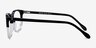 Escape Clear Black AcetateEyeglass Frames from EyeBuyDirect, Side View