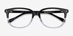 Escape Clear Black AcetateEyeglass Frames from EyeBuyDirect, Closed View