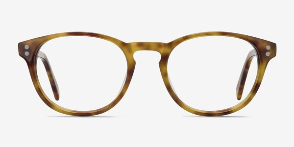 Split Tortoise Acetate Eyeglass Frames