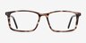 Crane Striped AcetateEyeglass Frames from EyeBuyDirect, Front View
