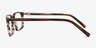 Crane Striped AcetateEyeglass Frames from EyeBuyDirect, Side View