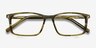 Crane Green AcetateEyeglass Frames from EyeBuyDirect, Closed View