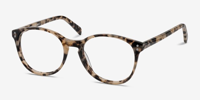 Pride Ivory Tortoise AcetateEyeglass Frames from EyeBuyDirect, Angle View