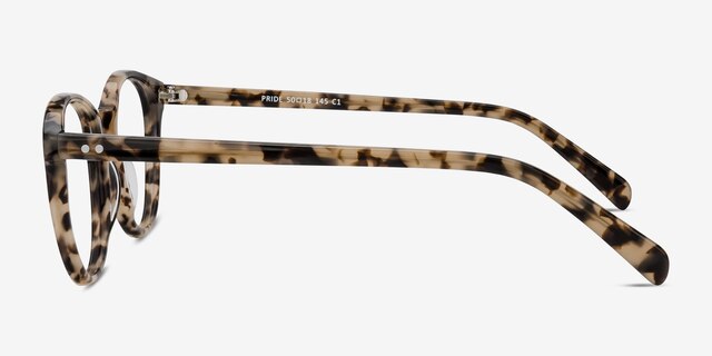 Pride Ivory Tortoise AcetateEyeglass Frames from EyeBuyDirect, Side View