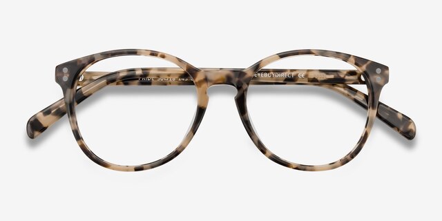 Pride Ivory Tortoise AcetateEyeglass Frames from EyeBuyDirect, Closed View