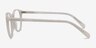 Pride Pearly White AcetateEyeglass Frames from EyeBuyDirect, Side View