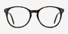 Pride Brown Floral AcetateEyeglass Frames from EyeBuyDirect, Front View