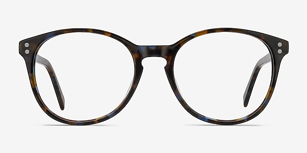 Pride Brown Floral Acetate Eyeglass Frames