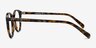 Pride Brown Floral AcetateEyeglass Frames from EyeBuyDirect, Side View