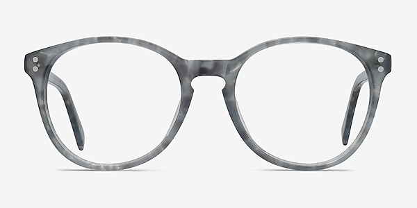 Pride Gray Floral Acétate Montures de lunettes de vue