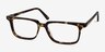 Wing Tortoise AcetateEyeglass Frames from EyeBuyDirect, Angle View