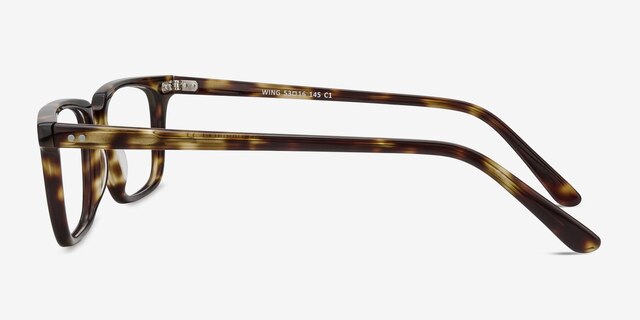 Wing Tortoise AcetateEyeglass Frames from EyeBuyDirect, Side View