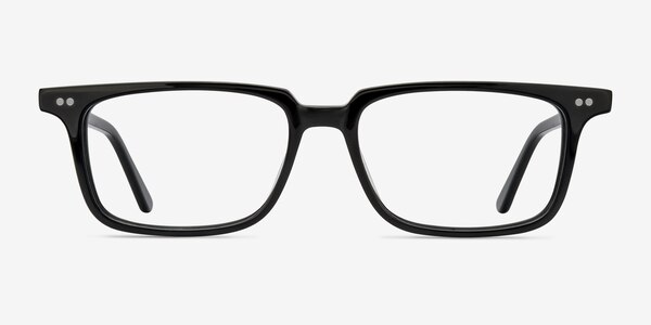 Wing Black Acetate Eyeglass Frames