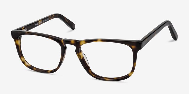 Rhode Island Tortoise AcetateEyeglass Frames from EyeBuyDirect, Angle View