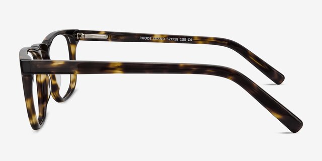 Rhode Island Tortoise AcetateEyeglass Frames from EyeBuyDirect, Side View