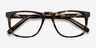 Rhode Island Tortoise AcetateEyeglass Frames from EyeBuyDirect, Closed View