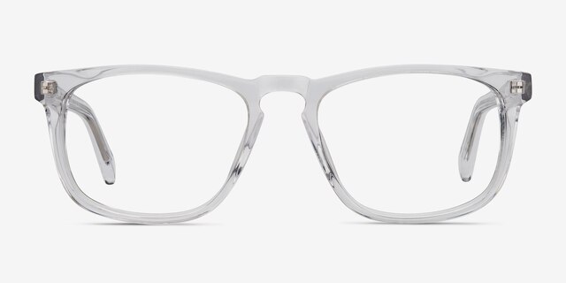 Rhode Island Clear AcetateEyeglass Frames from EyeBuyDirect, Front View