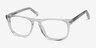 Rhode Island Clear AcetateEyeglass Frames from EyeBuyDirect, Angle View