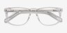 Rhode Island Clear AcetateEyeglass Frames from EyeBuyDirect, Closed View