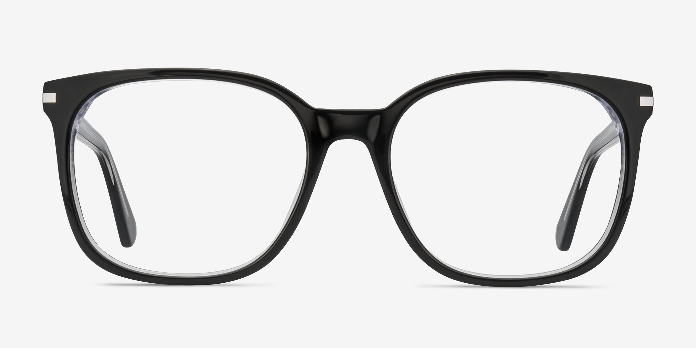 Plain cheap black glasses