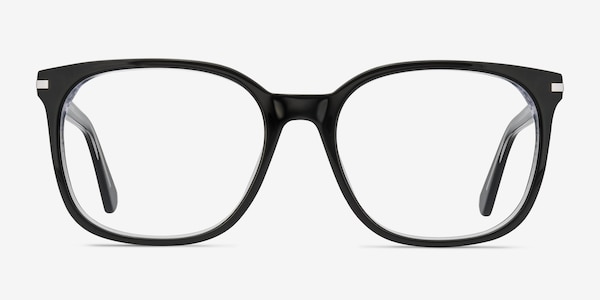 Absolutely Black Acetate Eyeglass Frames