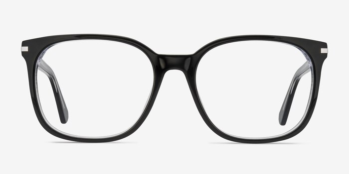 Absolutely Black Acetate Eyeglass Frames from EyeBuyDirect