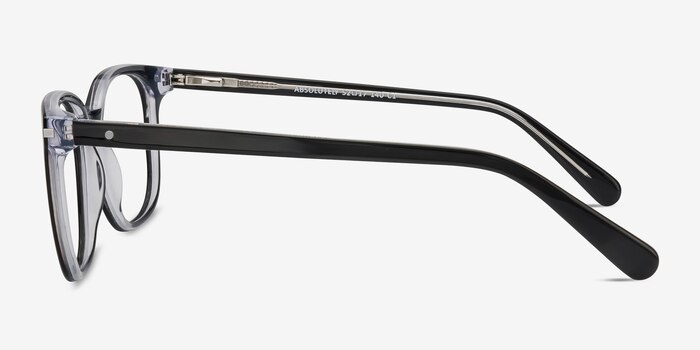 Absolutely Black Acetate Eyeglass Frames from EyeBuyDirect