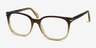 Absolutely Brown AcetateEyeglass Frames from EyeBuyDirect, Angle View