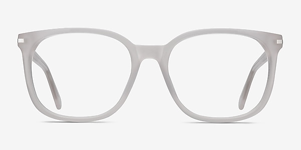 Absolutely White Acetate Eyeglass Frames