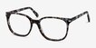 Absolutely Gray Floral AcetateEyeglass Frames from EyeBuyDirect, Angle View
