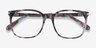 Absolutely Gray Floral AcétateMontures de lunettes de vue d'EyeBuyDirect, Vue Rapprochée