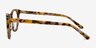 Lynx Savanna Floral AcétateMontures de lunettes de vue d'EyeBuyDirect, Vue de Côté