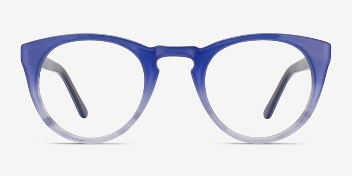 Lynx Bleu Acétate Montures de lunettes de vue d'EyeBuyDirect