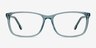Constellation Clear Blue AcetateEyeglass Frames from EyeBuyDirect, Front View