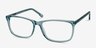 Constellation Clear Blue AcetateEyeglass Frames from EyeBuyDirect, Angle View