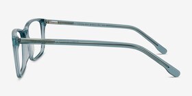 Constellation Clear Blue Acétate Montures de lunettes de vue d'EyeBuyDirect, Vue de Côté