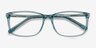 Constellation Clear Blue AcetateEyeglass Frames from EyeBuyDirect, Closed View