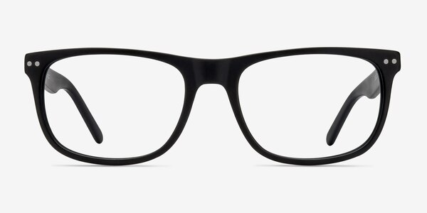 Koi Matte Black Acetate Eyeglass Frames