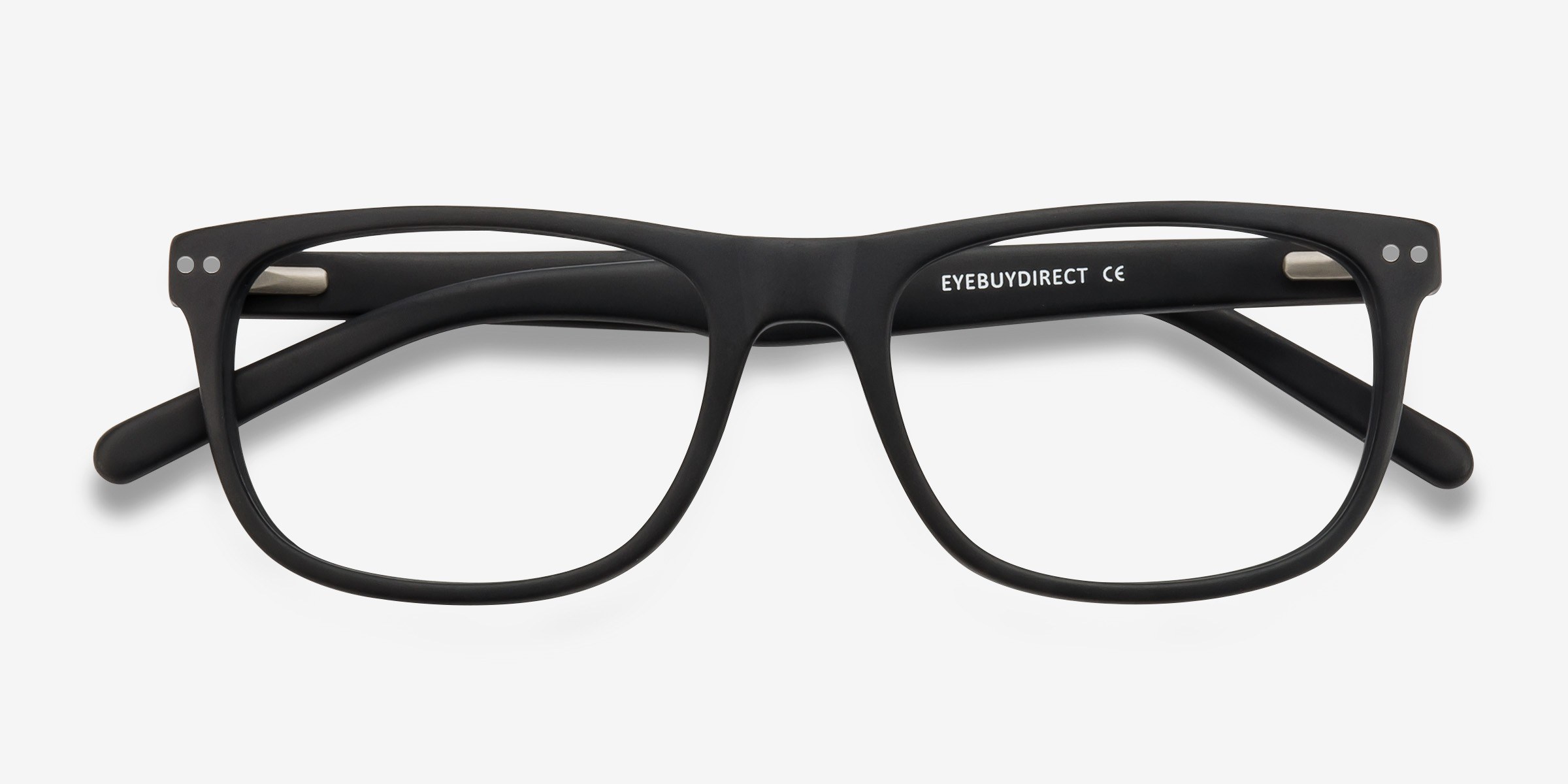 Koi Rectangle Matte Black Full Rim Eyeglasses Eyebuydirect