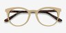 Griffin White Floral AcetateEyeglass Frames from EyeBuyDirect, Closed View