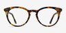 Griffin Amber & Navy AcetateEyeglass Frames from EyeBuyDirect, Front View