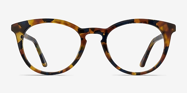 Griffin Amber & Navy Acetate Eyeglass Frames