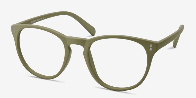Legendary Green PlasticEyeglass Frames from EyeBuyDirect, Angle View