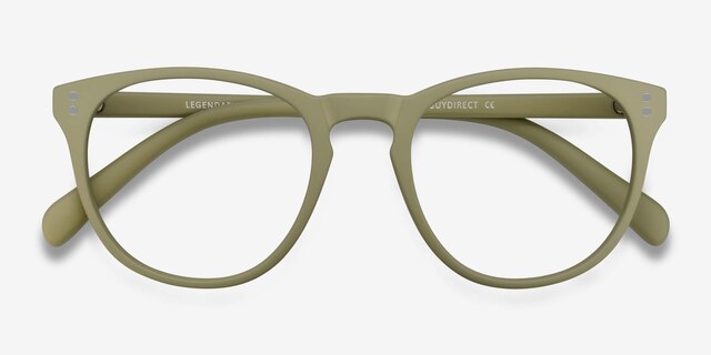 Legendary Green PlasticEyeglass Frames from EyeBuyDirect, Closed View