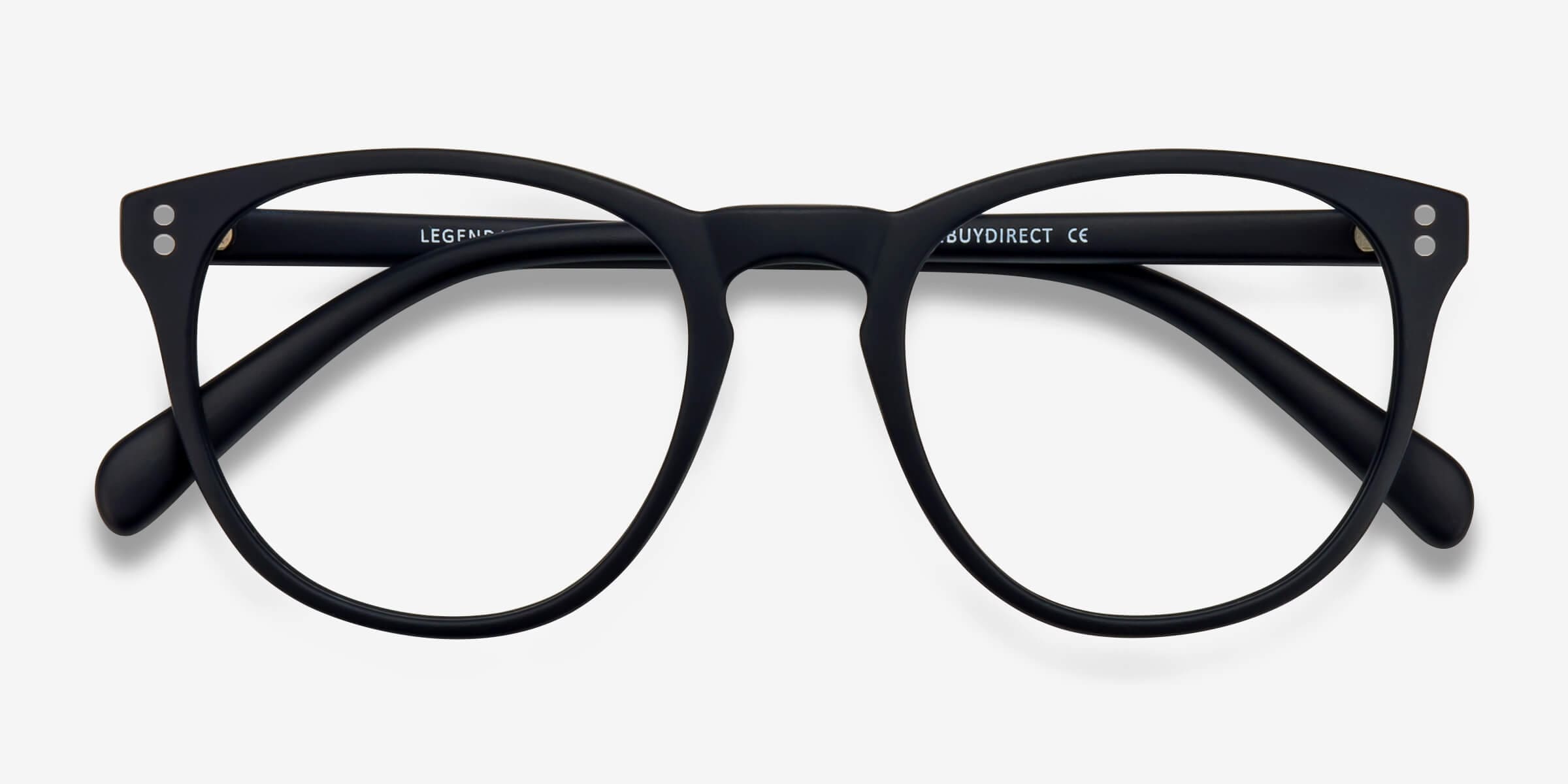 Round black eyeglass frames online