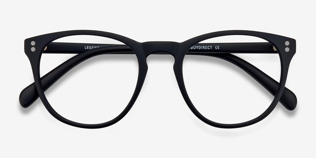 Legendary Navy PlasticEyeglass Frames from EyeBuyDirect, Closed View