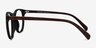 Legendary Black & Brown PlasticEyeglass Frames from EyeBuyDirect, Side View
